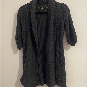 Guess Women's Charcoal Knit Cardigan